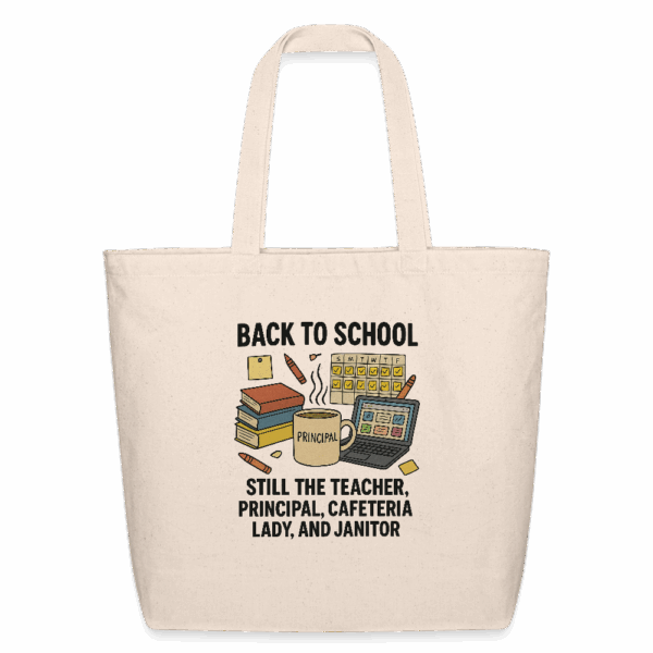 Back to School Eco-Friendly Cotton Tote