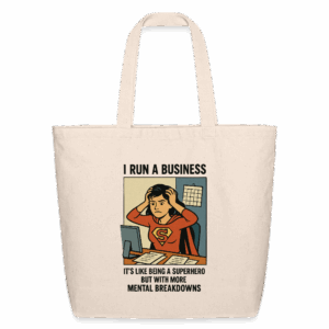 Business Superhero Eco-Friendly Cotton Tote