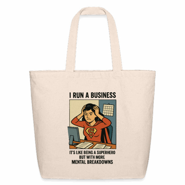 Business Superhero Eco-Friendly Cotton Tote