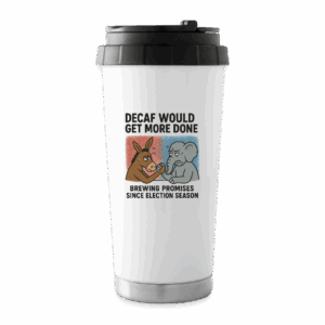 Decaf Would Get More Done 16 oz Travel Mug