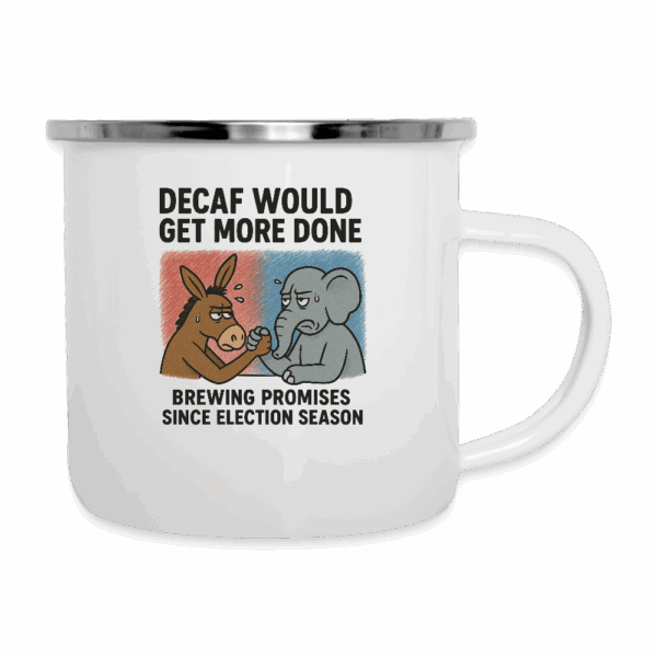Decaf Would Get More Done Camper Mug
