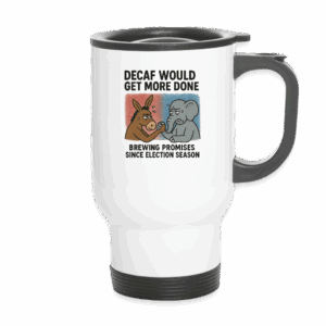 Decaf Would Get More Done Travel Mug
