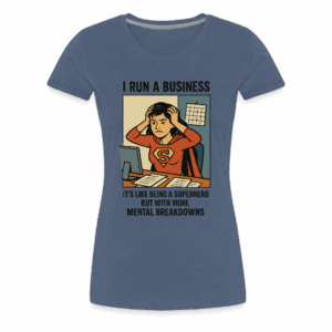 Business Superhero Women’s Premium T-Shirt