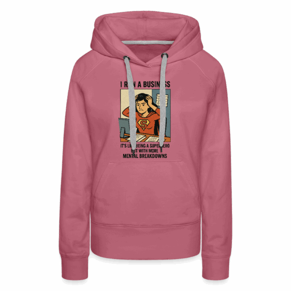 Business Superhero Women’s Premium Hoodie